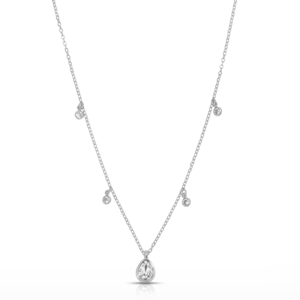 Brand New Ettika Dripping in Crystals Drop Necklace